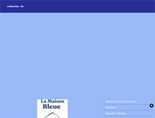 Tablet Screenshot of lamaisonbleuelille.fr